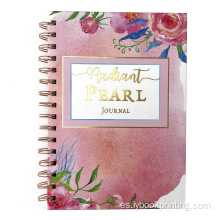 Tapa dura personalizada A5 Life Journal Diary Planner Bire Bound